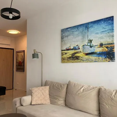 Ferienwohnung Lazur Park Kotwica Danzig Exterior foto
