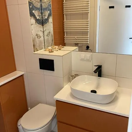 Ferienwohnung Lazur Park Kotwica Danzig Exterior foto